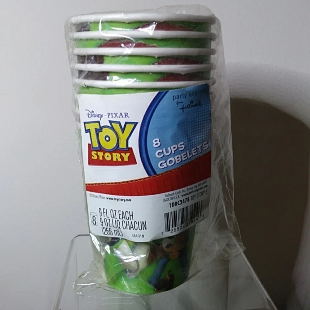 Disney Toy Story Hallmark Birthday Supplies Party Cups